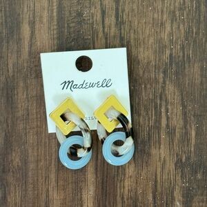 Madewell Geo chain statement earring